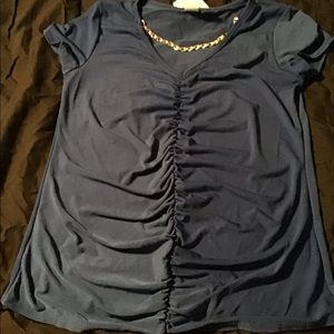 Blouse blouse with chain